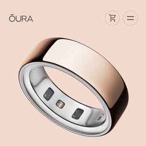 Oura Ring Rose Gold Gen 4 Size 6